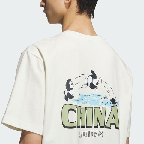 adidas阿迪达斯2025男子M GFX TEE针织无领短TKC3368