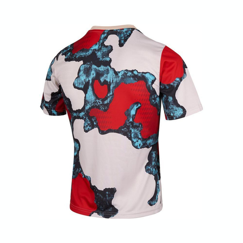 adidas阿迪达斯2025男大童FCB PRESHI Y针织无领短TJE6774