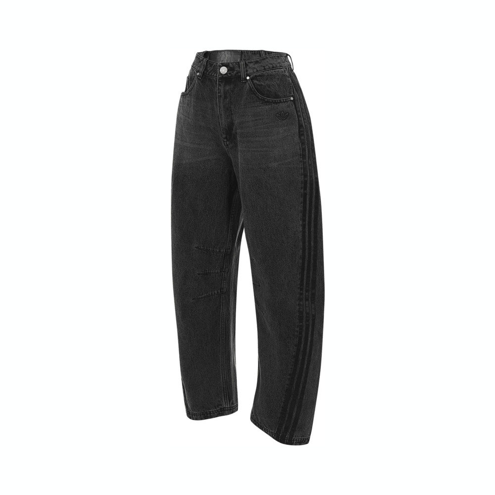 adidas阿迪达斯2025女子DENIM BN PANT牛仔长裤JX9213