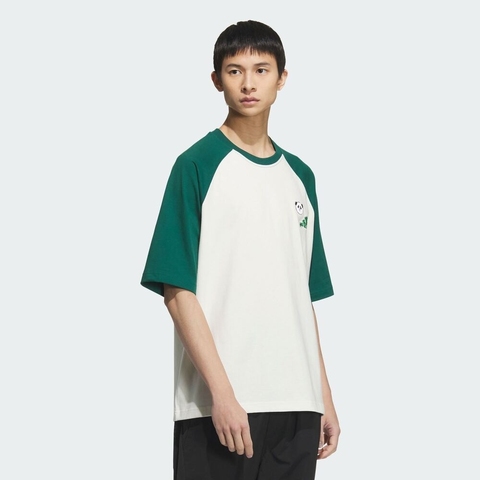adidas阿迪达斯2025男子M RAGLAN TEE针织无领短TKC3370