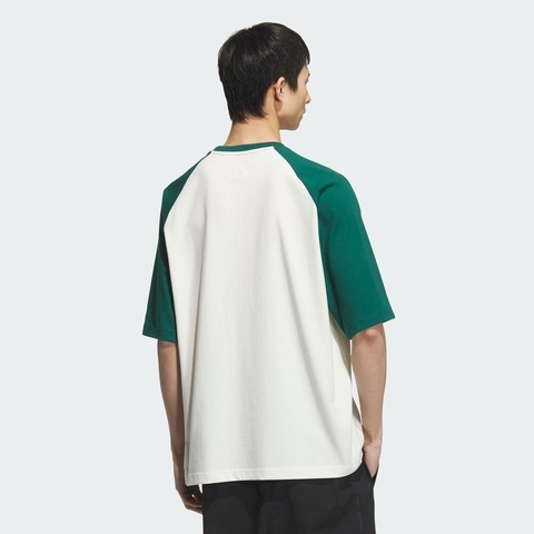 adidas阿迪达斯2025男子M RAGLAN TEE针织无领短TKC3370
