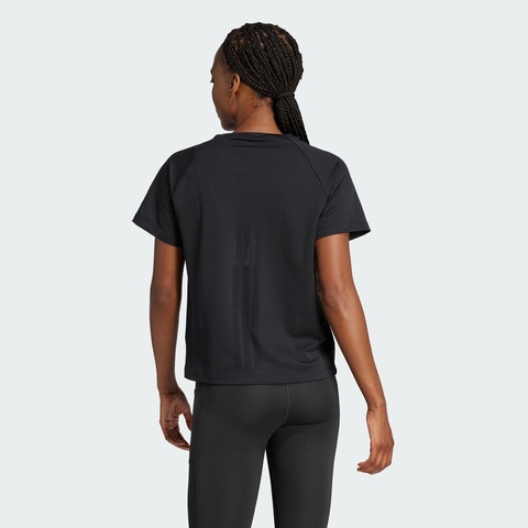 adidas阿迪达斯2025女子ALL GYM T-SHIRT针织无领短TJE6200