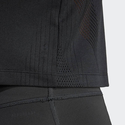 adidas阿迪达斯2025女子ALL GYM T-SHIRT针织无领短TJE6200