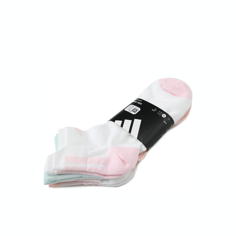adidas阿迪达斯2025女大童KIDS MSH SCK 3P短袜优惠装JN3850
