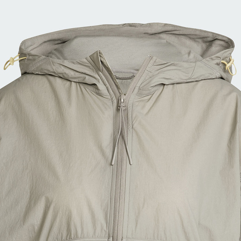 adidas阿迪达斯2025女子W CE Q2 WB梭织连帽外套JC5115