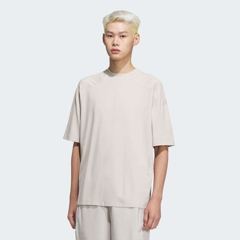 adidas阿迪达斯2025男子TH TEE针织无领短TJZ8433