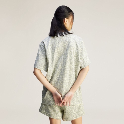 adidas阿迪达斯2025女子aSMC P LOOS TEE针织无领短TJD7952