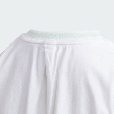 adidas kids阿迪达斯小童2025女小童LG GFX SS TEE针织无领短TJL7575