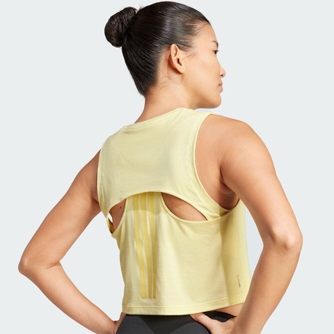 adidas阿迪达斯2025女子BOXY TANK 3S运动背心JG6182