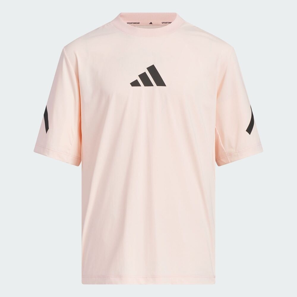 adidas阿迪达斯2025女大童Z.N.E SS TEE针织无领短TJL9283