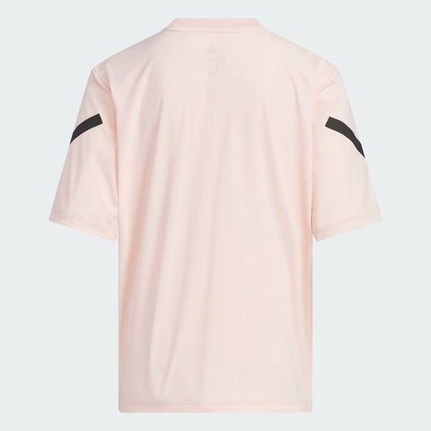 adidas阿迪达斯2025女大童Z.N.E SS TEE针织无领短TJL9283