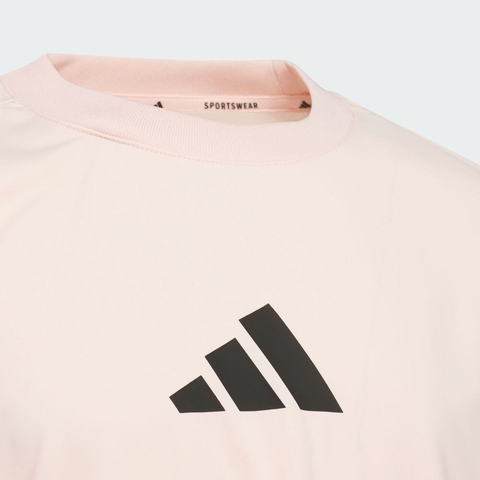 adidas阿迪达斯2025女大童Z.N.E SS TEE针织无领短TJL9283