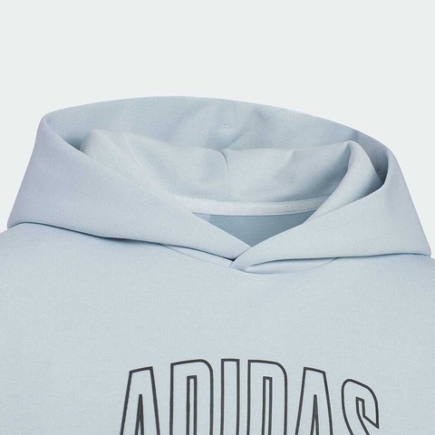 adidas kids阿迪达斯小童2025男大童JK KN HOODY针织无帽卫衣KC1549