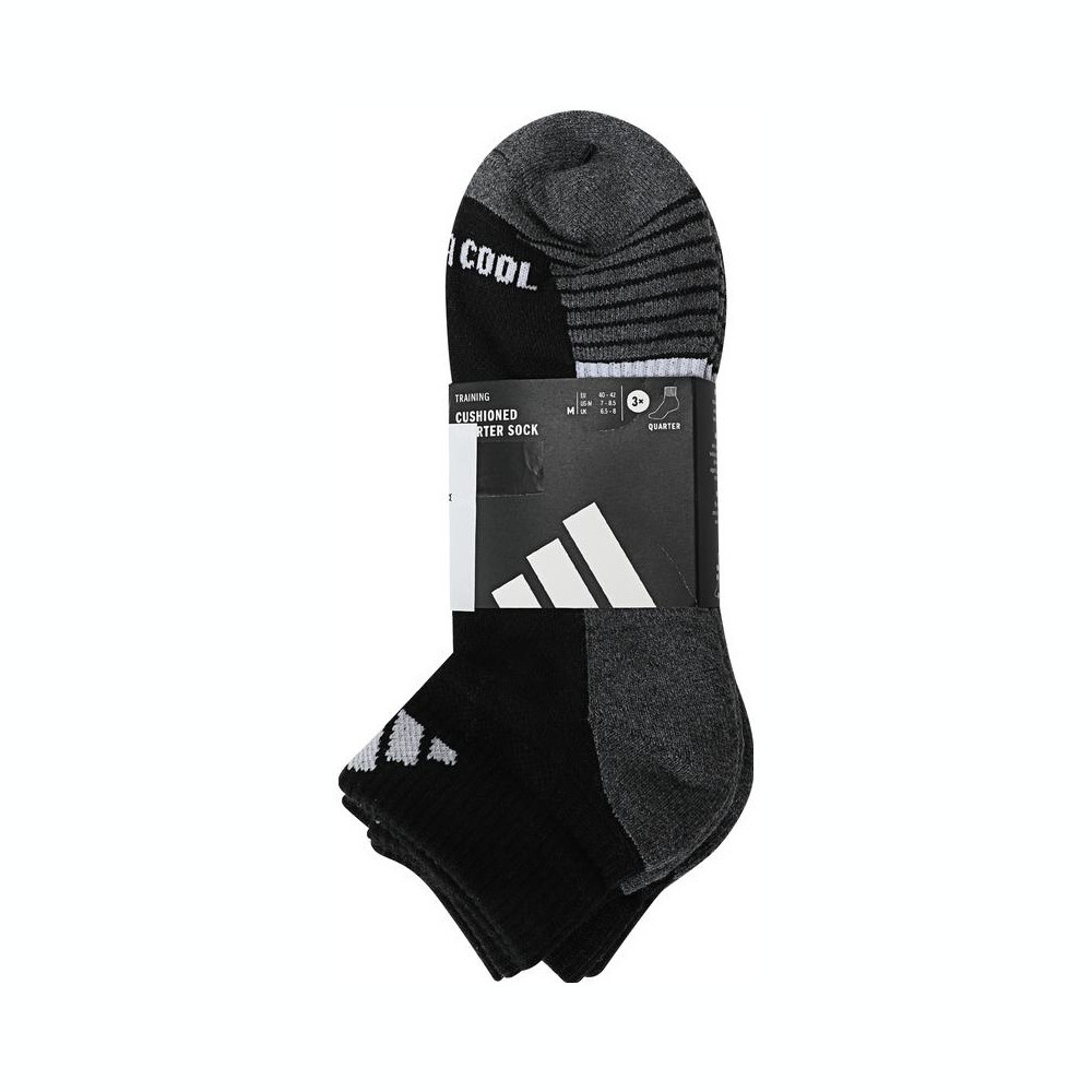 adidas阿迪达斯2025中性PRF C CC QRT 3P中袜优惠装JC6446