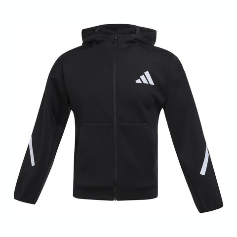 adidas阿迪达斯2025男大童Z.N.E JACKET针织连帽外套JL9281