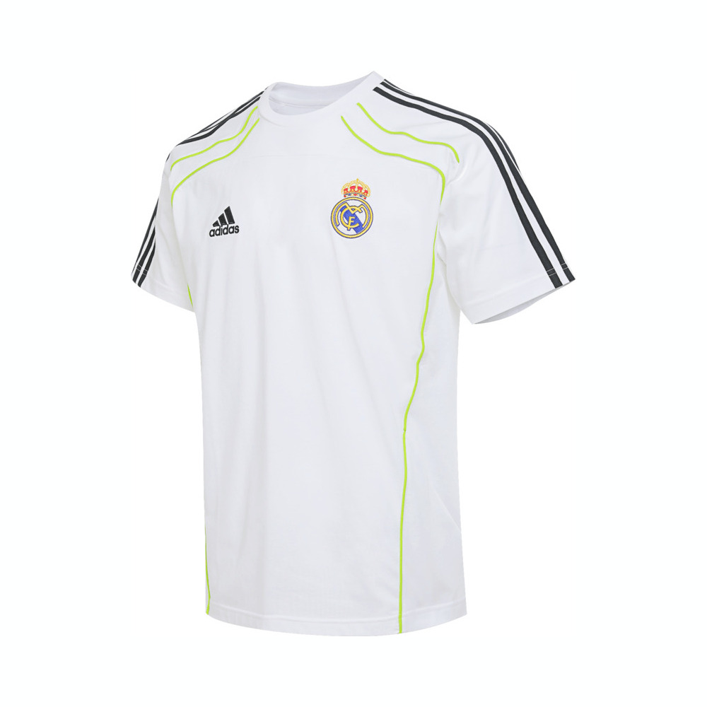 adidas阿迪达斯2025男子REAL UBP TEE针织无领短TJF2591