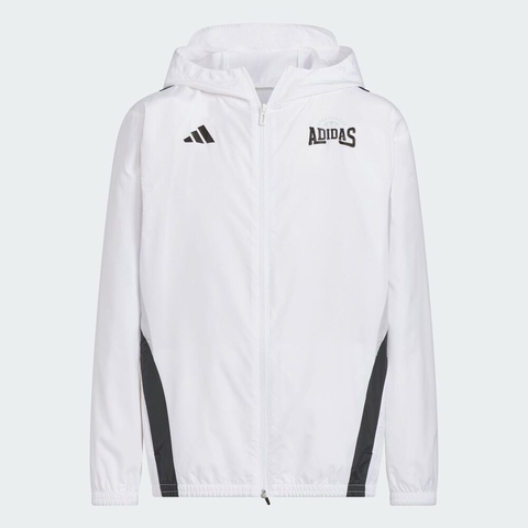 adidas阿迪达斯2025男大童JK HD JKT梭织连帽外套KC1553