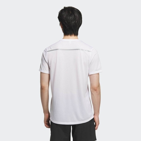 adidas阿迪达斯2025男子OTR COOLER TEE梭织无领短TJY6981