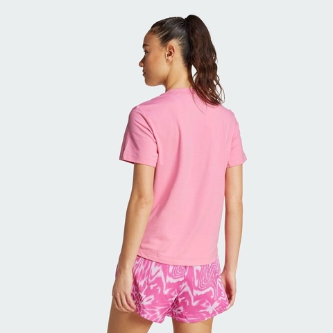 adidas阿迪达斯2025女子D2T TEE针织无领短TJZ0801