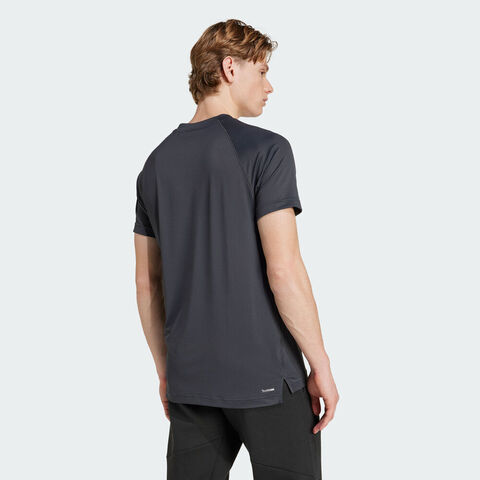 adidas阿迪达斯2025男子GYM+ TEE CHINA针织无领短TJY9511