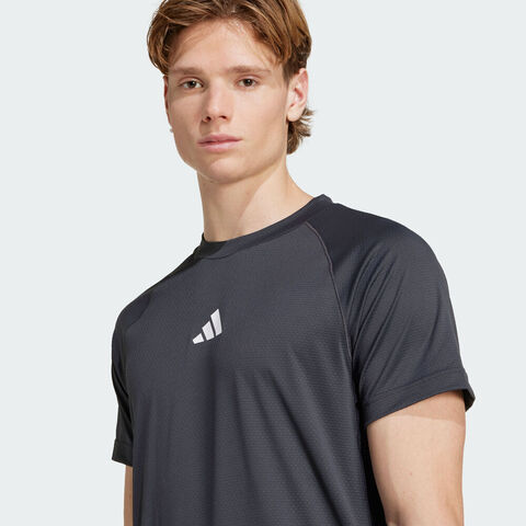 adidas阿迪达斯2025男子GYM+ TEE CHINA针织无领短TJY9511