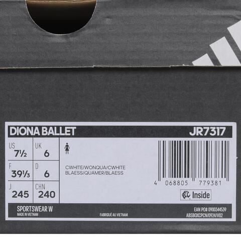 adidas阿迪达斯2025女子DIONA BALLETSPW FTW-网球JR7317