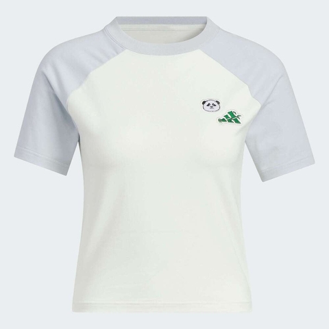 adidas阿迪达斯2025女子W RAGLAN TEE针织无领短TKC0974