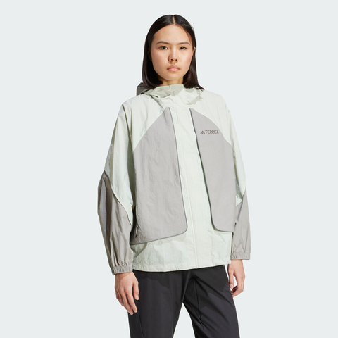 adidas阿迪达斯2025女子XPL W WR HD JKT梭织连帽外套KA5151