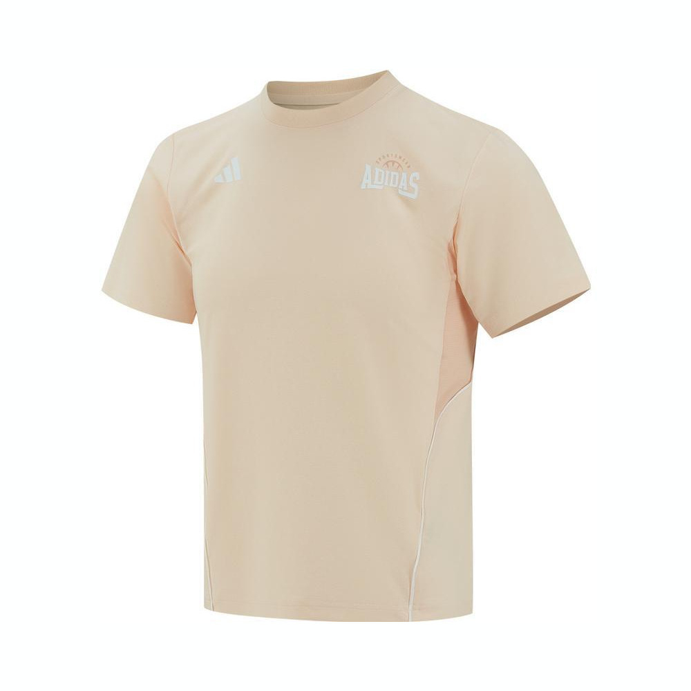 adidas阿迪达斯2025女大童JK SS TEE针织无领短TKC1571