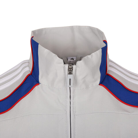 adidas阿迪达斯2025男子FCB UBP TT梭织无帽外套JF0592