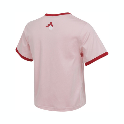 adidas阿迪达斯2025女子VER SS TEE针织无领短TJZ4155