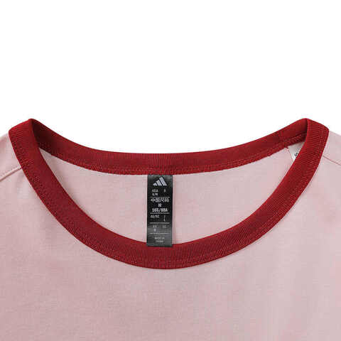 adidas阿迪达斯2025女子VER SS TEE针织无领短TJZ4155