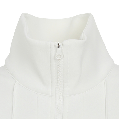 adidas阿迪达斯2025女子FUSTL W P CREW针织无帽卫衣JM4256