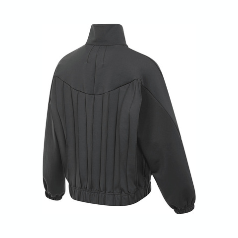 adidas阿迪达斯2025女子FUSTL W P CREW针织无帽卫衣JM4258