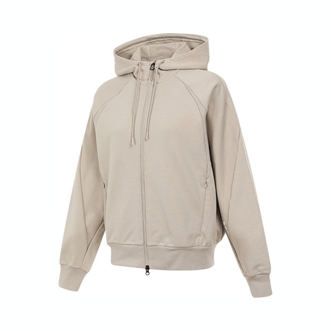 adidas阿迪达斯2025女子FUSTL JKT HOODY针织连帽外套JY8068