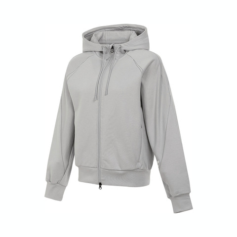 adidas阿迪达斯2025女子FUSTL JKT HOODY针织连帽外套JY8067