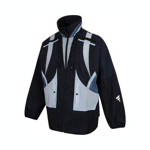 adidas阿迪达斯2025中性FUSTL KU WVJK2梭织无帽外套JM8622