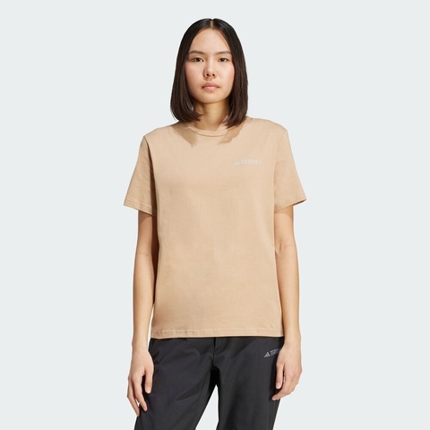 adidas阿迪达斯2025女子MT W POLYGENE T针织无领短TJI8322