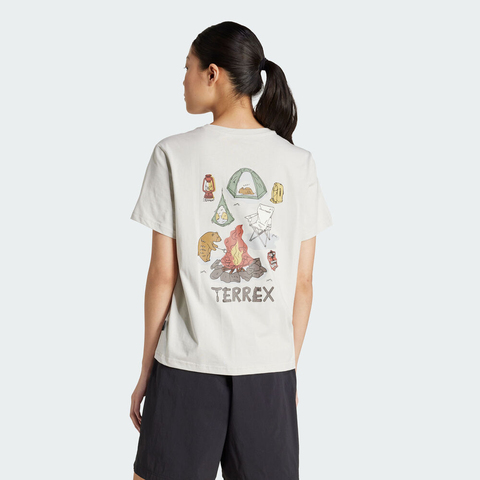 adidas阿迪达斯2025女子MT W POLYGENE T针织无领短TJI8321