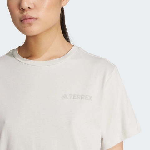 adidas阿迪达斯2025女子MT W POLYGENE T针织无领短TJI8321