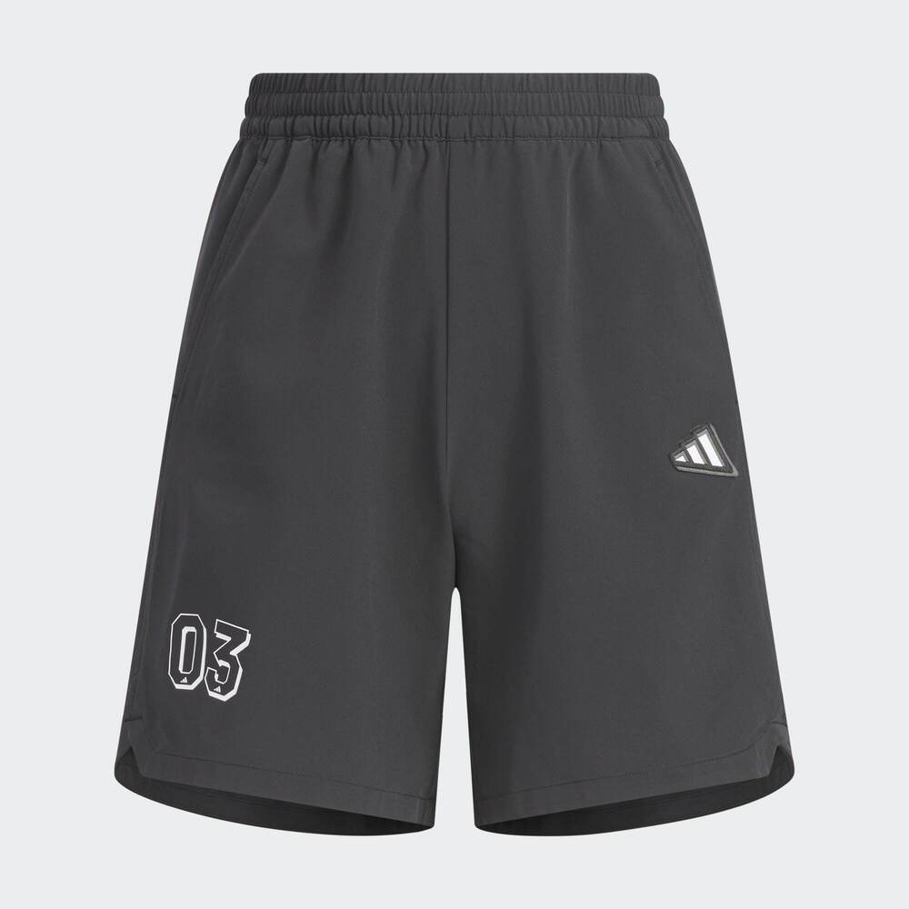 adidas阿迪达斯2025男大童JB WV SHORT梭织短裤JM3419