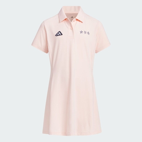 adidas阿迪达斯2025女大童JG SS DRESS短袖连衣裙JM3421