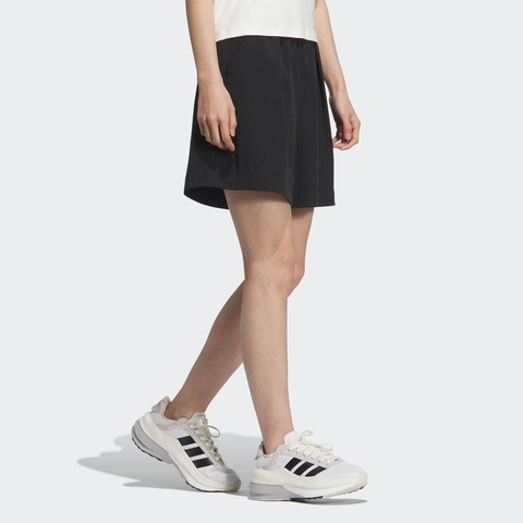 adidas阿迪达斯2025女子LOGO WV SHORTS梭织短裤JL6288
