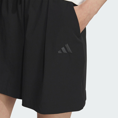 adidas阿迪达斯2025女子LOGO WV SHORTS梭织短裤JL6288