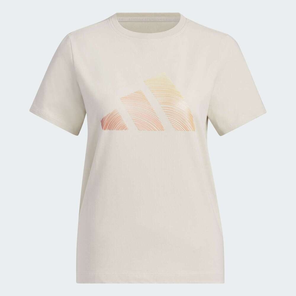 adidas阿迪达斯2025女子LOGO SS TEE针织无领短TJL6285