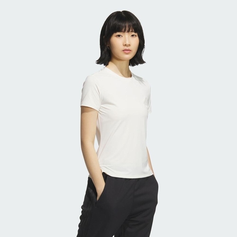 adidas阿迪达斯2025女子W CF TEE针织无领短TKC1488