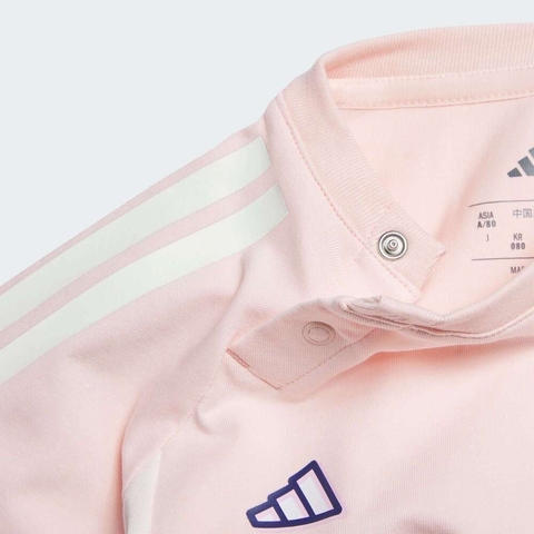 adidas阿迪达斯2025女婴童IN 3/4 PNT SET短袖套服JM3418
