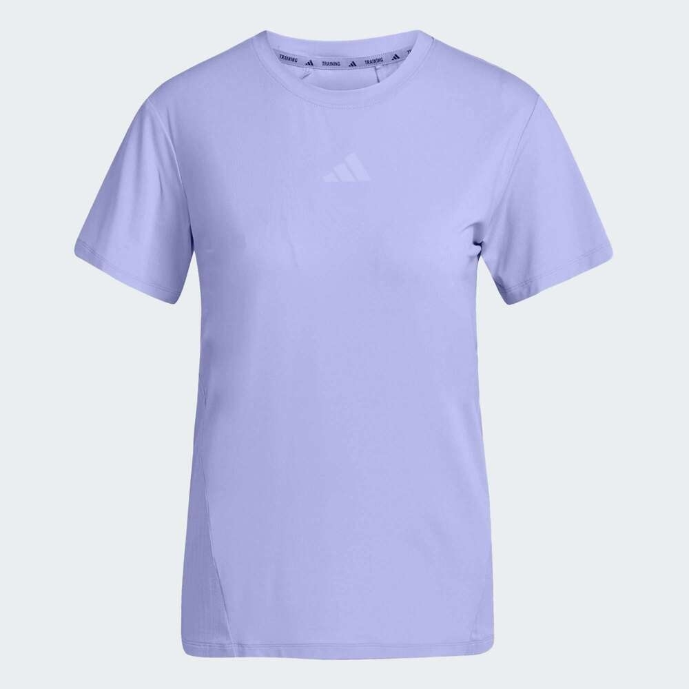 adidas阿迪达斯2025女子D4T INT T-SHIRT针织无领短TJZ6280