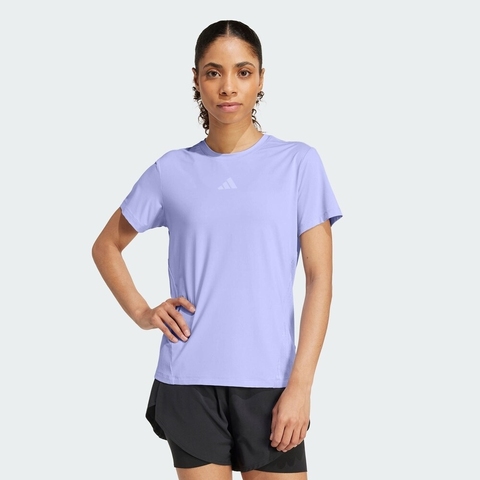 adidas阿迪达斯2025女子D4T INT T-SHIRT针织无领短TJZ6280