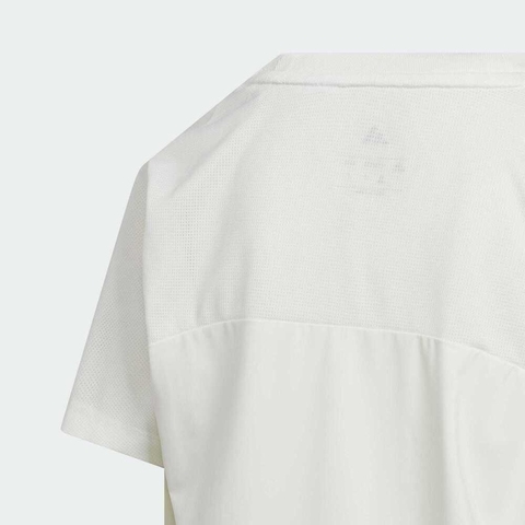 adidas阿迪达斯2025女大童JG SS TEE针织无领短TJM3451